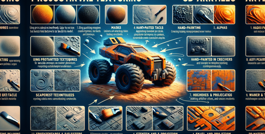 Comprehensive Texturing Techniques for 3D Artists: Procedural to Hand-Painted